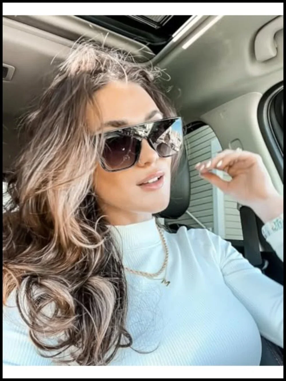 Luxury Square Sunglasses UV400 Protection Unisex Lightweight Flat Top Shades
